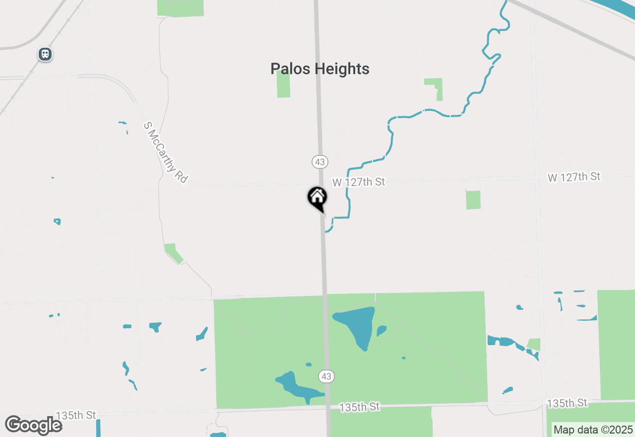 Map of 12815 S Seneca Road, Palos Heights, IL 60463