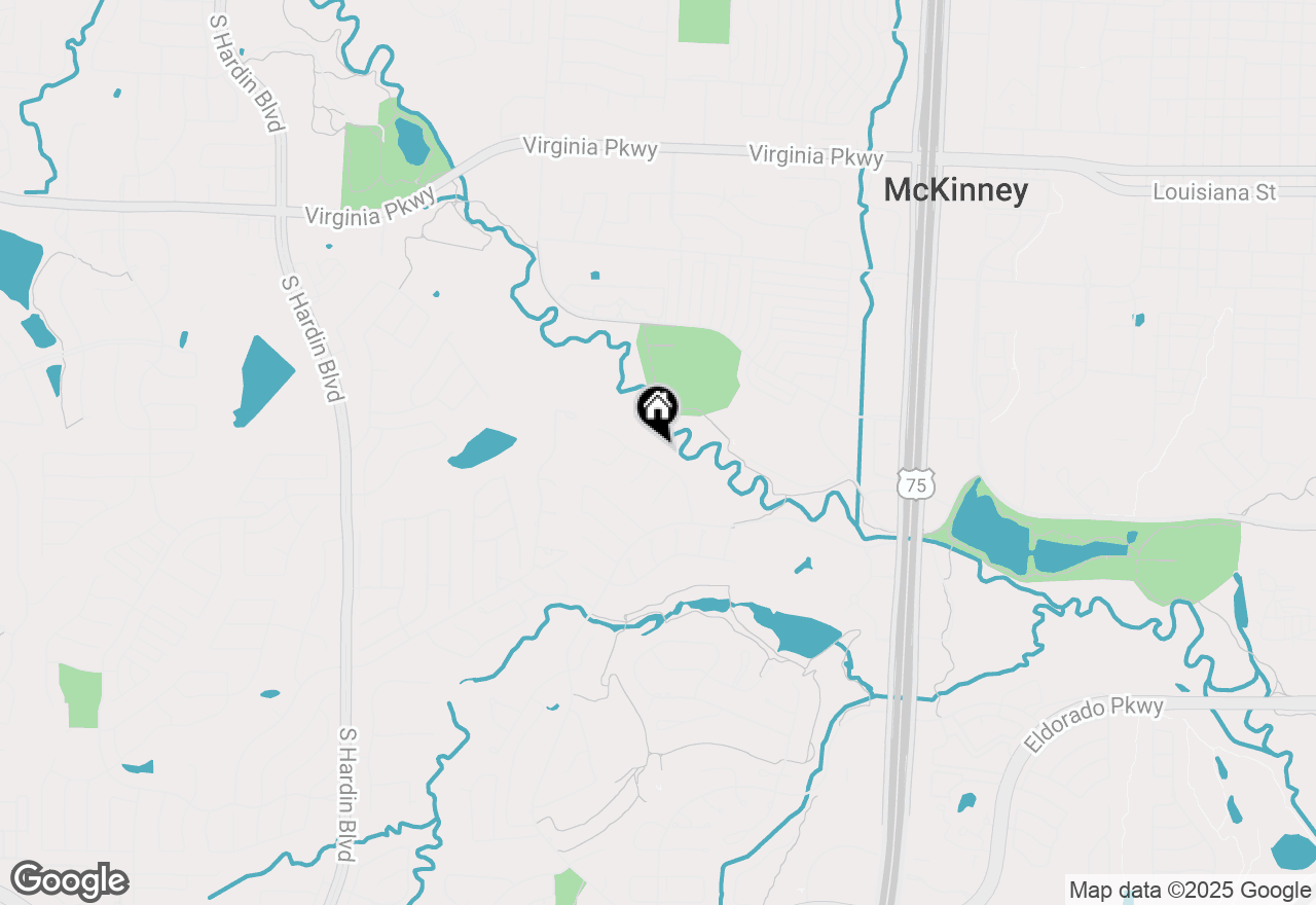 Map of 2718 Sylvan Way, Mckinney, TX 75072