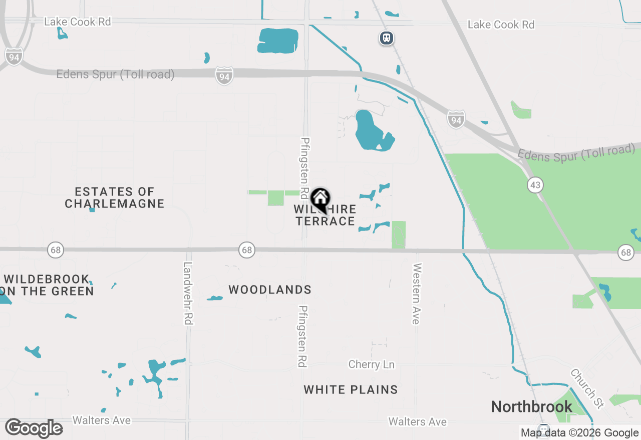 Map of 2747 Wilshire Lane, Northbrook, IL 60062