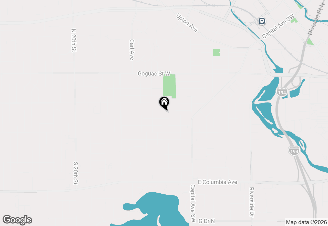 Map of 99 Winter Street, Battle Creek, MI 49015