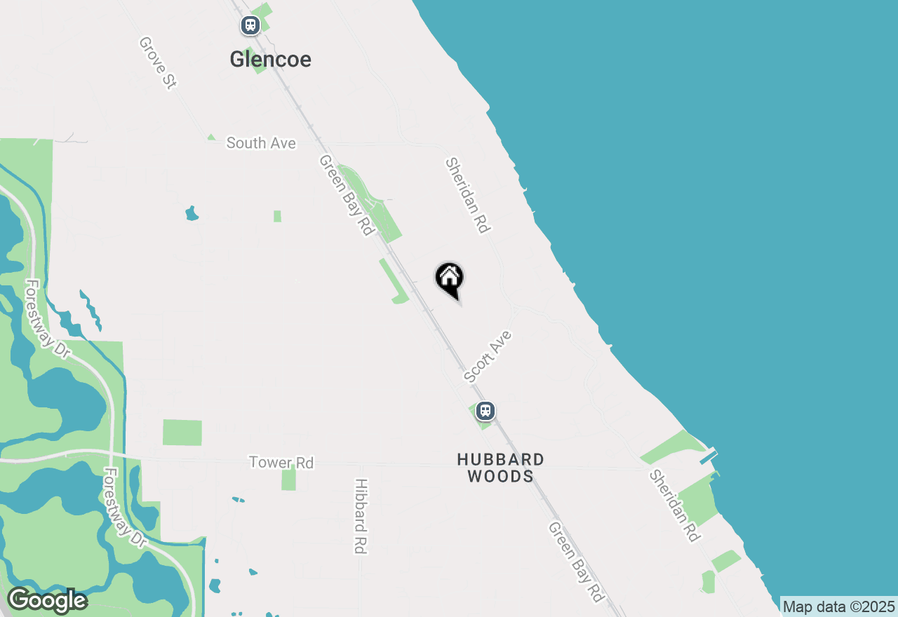 Map of 260 Woodlawn Avenue, Winnetka, IL 60093