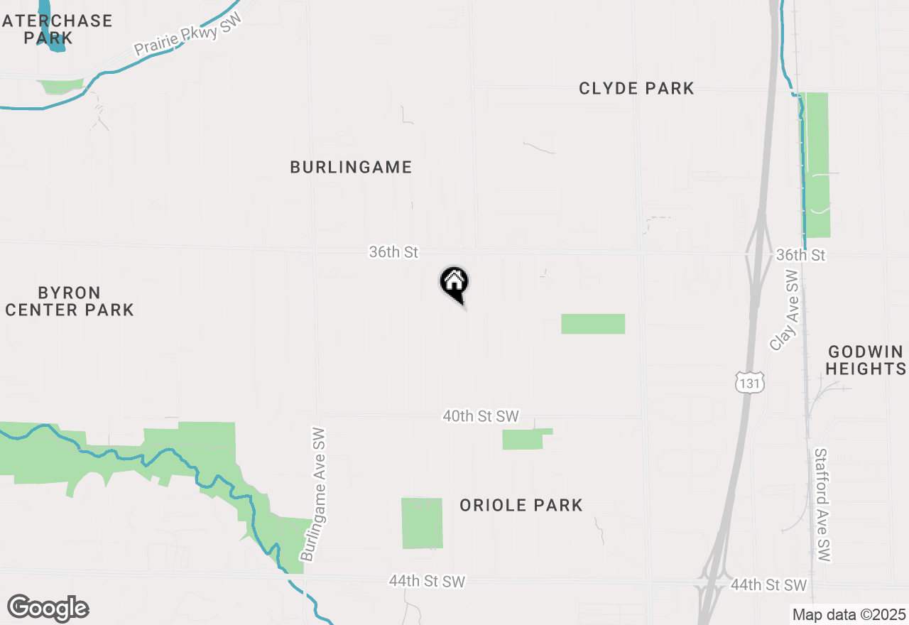 Map of 3718 Flamingo Avenue Sw, Wyoming, MI 49509