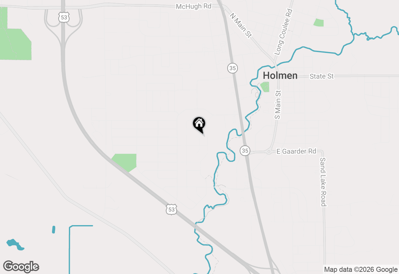 Map of 947 Clark Ln, Holmen, WI 54636