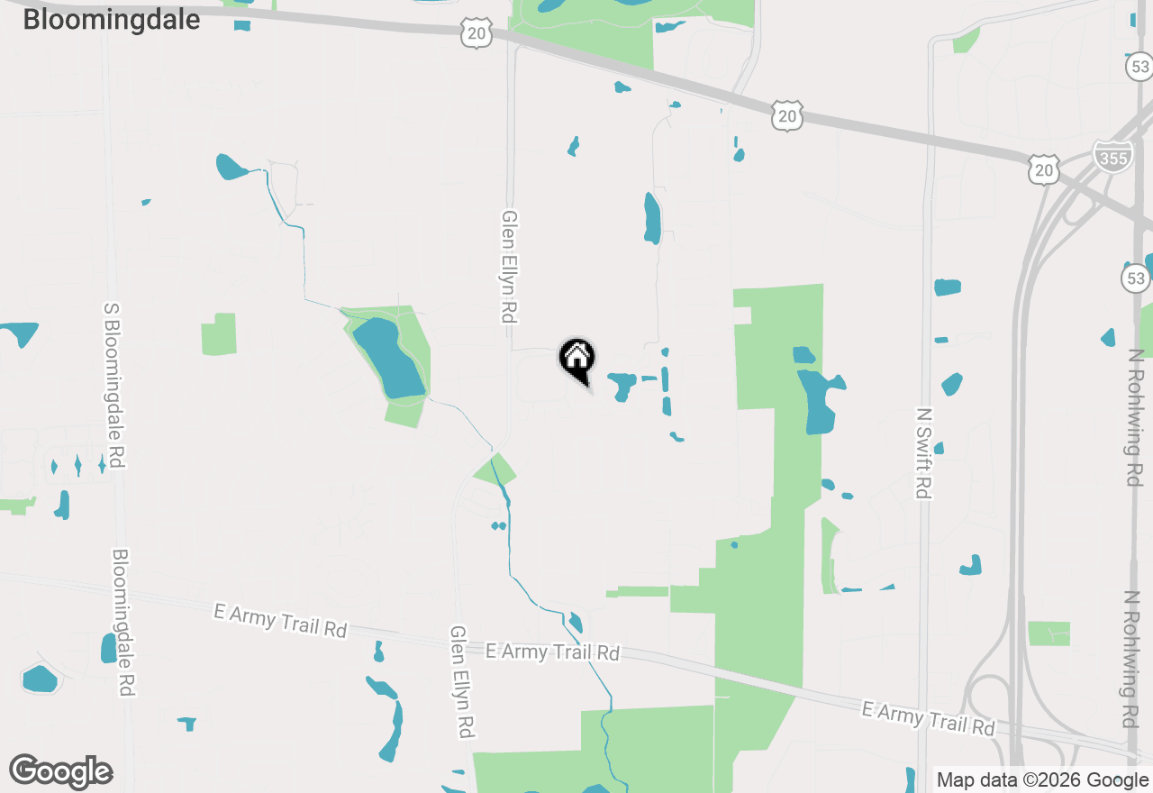 Map of 216 Stoneybrook Lane #2D, Bloomingdale, IL 60108