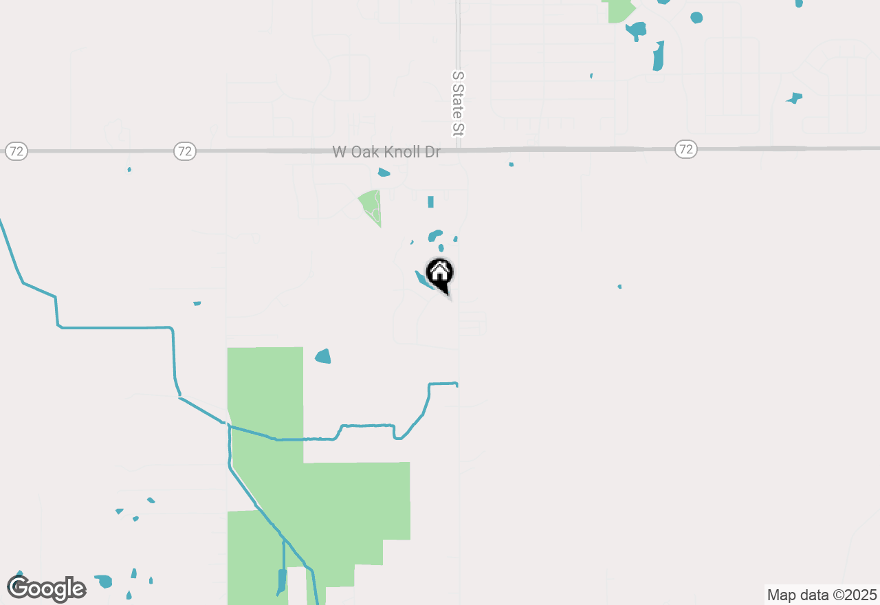 Map of 1321 Oak Hill Lane, Hampshire, IL 60140