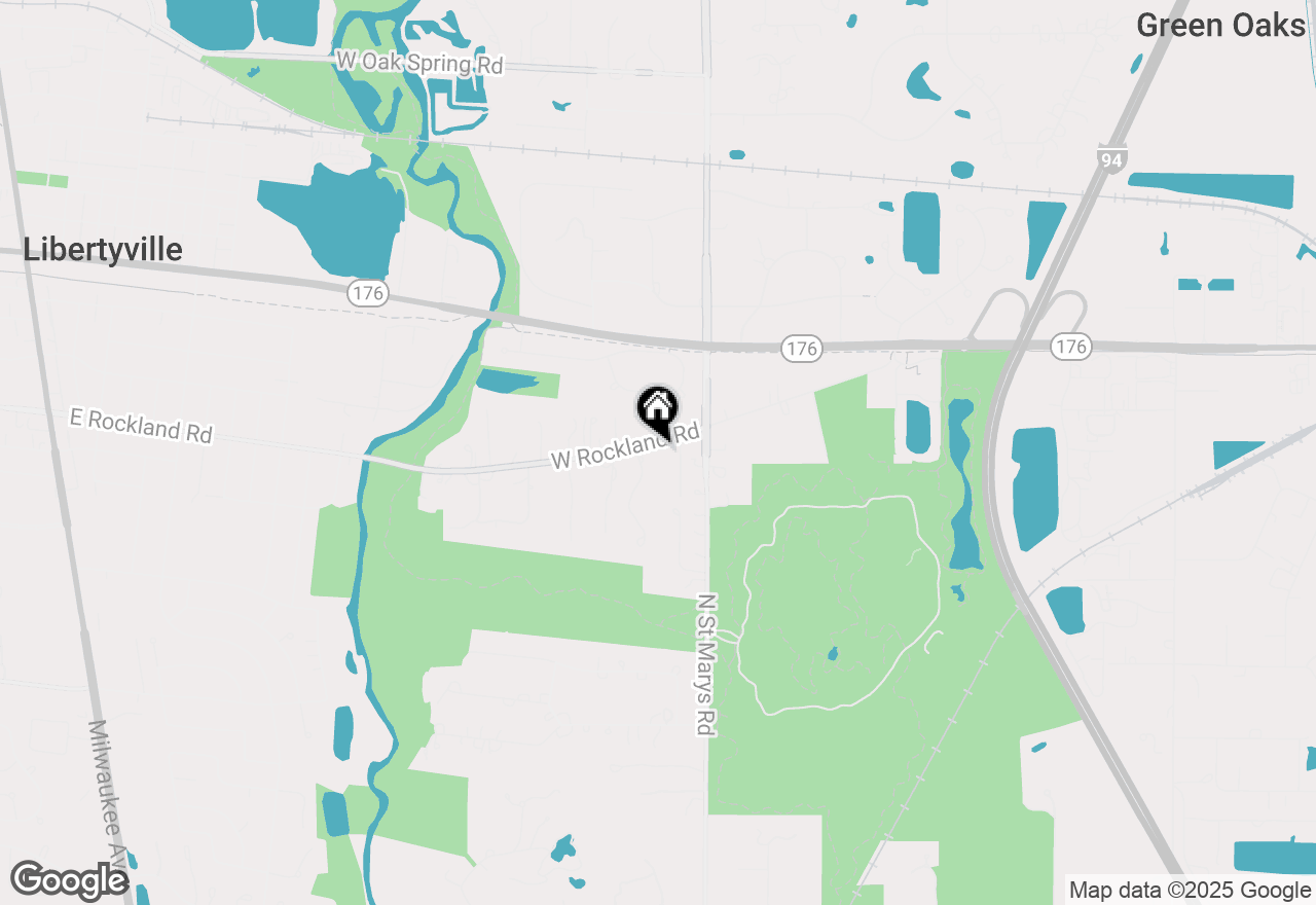 Map of 15105 W Rockland Road, Libertyville, IL 60048