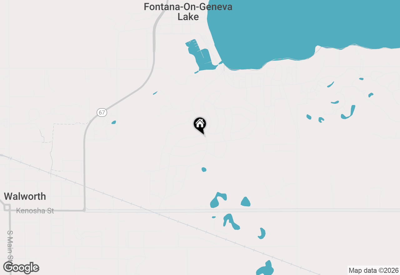 Map of 853 Sauganash Dr, Fontana, WI 53125