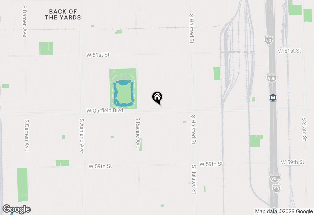 Map of 1036 W Garfield Boulevard, Chicago, IL 60609