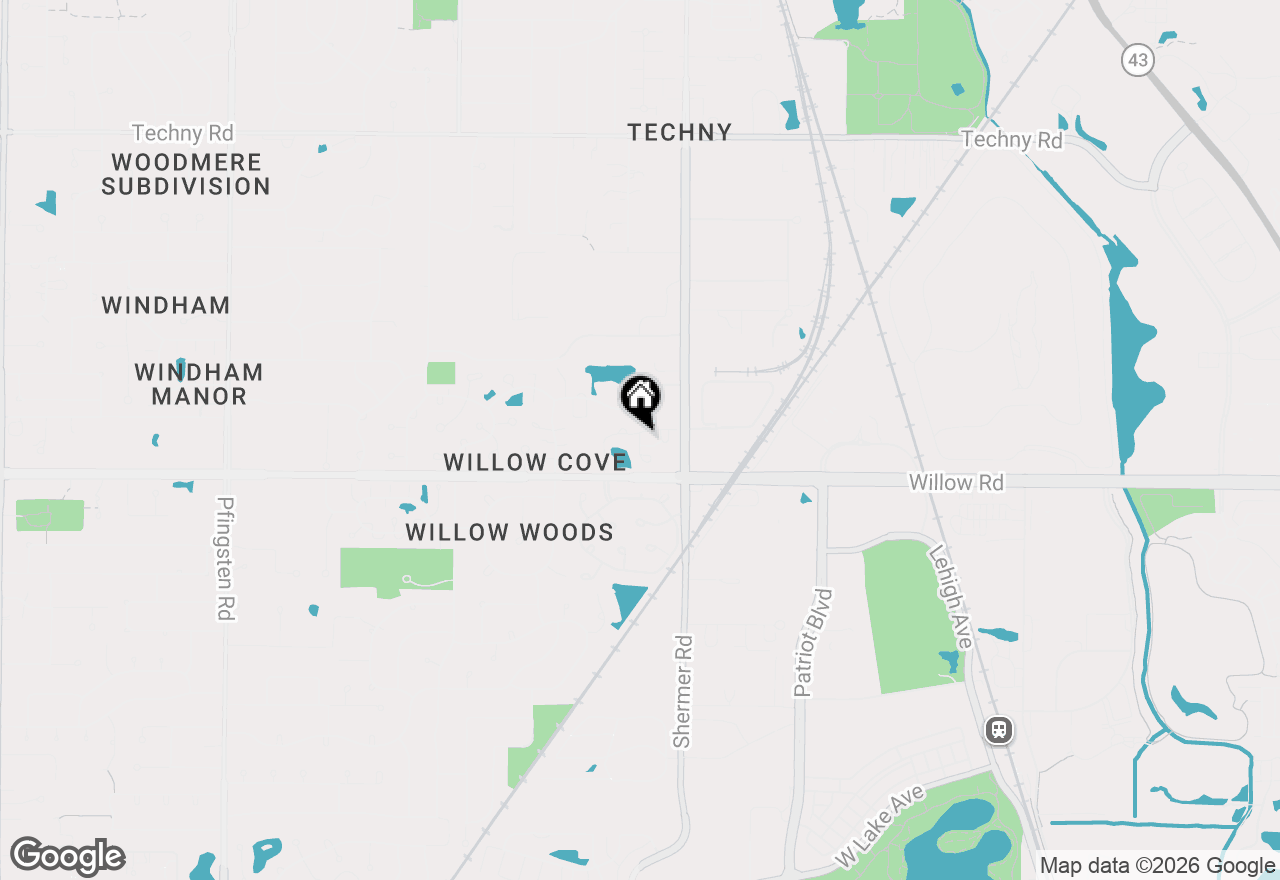Map of 3022 Lexington Lane #3022, Glenview, IL 60026