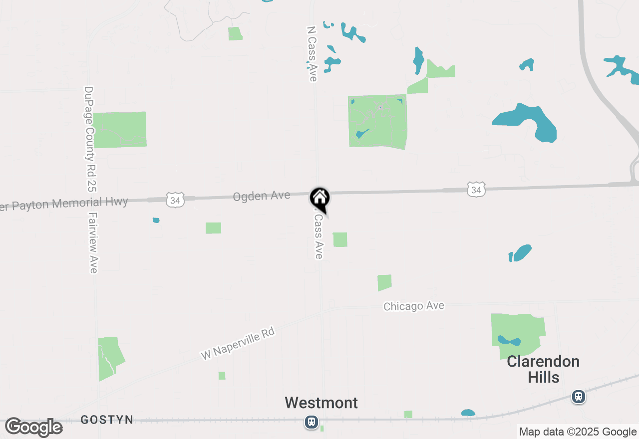 Map of 515 N Cass Avenue #3F, Westmont, IL 60559