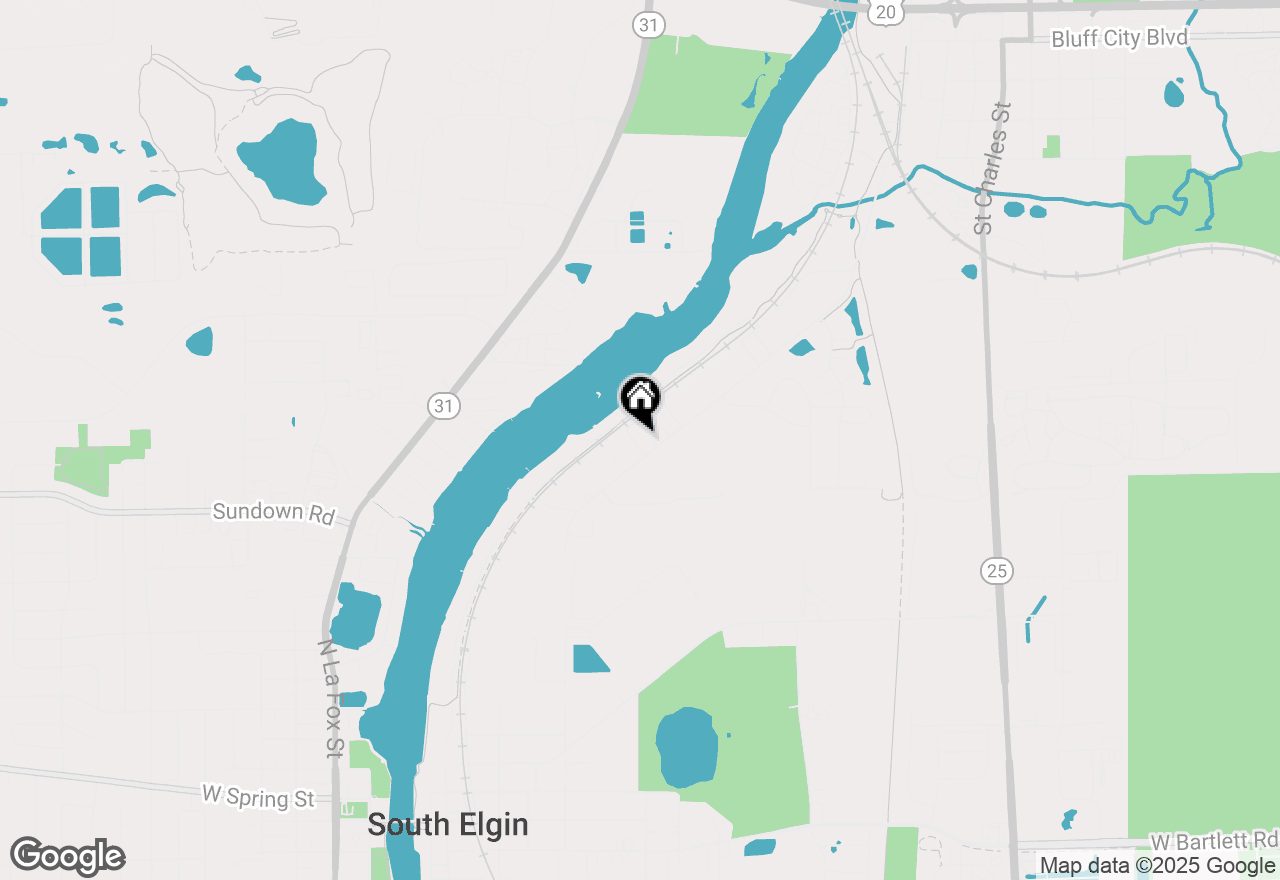 Map of 313 Hollywood Court, South Elgin, IL 60177
