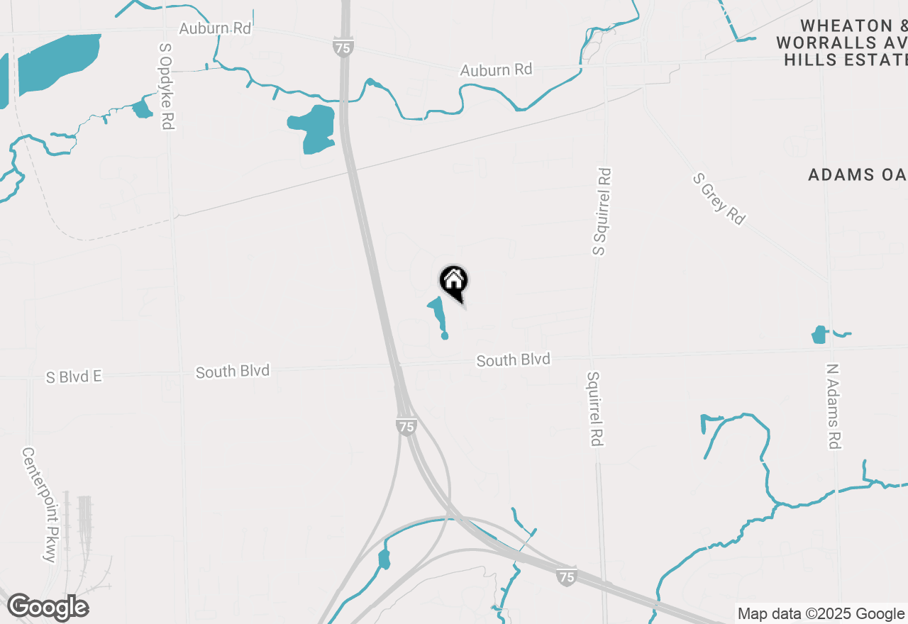 Map of 822 Bloomfield Village Boulevard #J, Auburn Hills, MI 48326