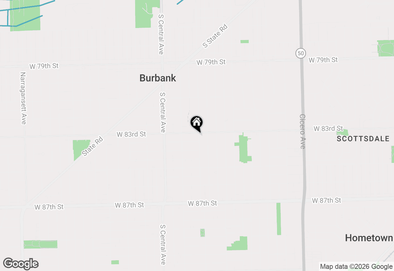 Map of 8300 Long Avenue, Burbank, IL 60459