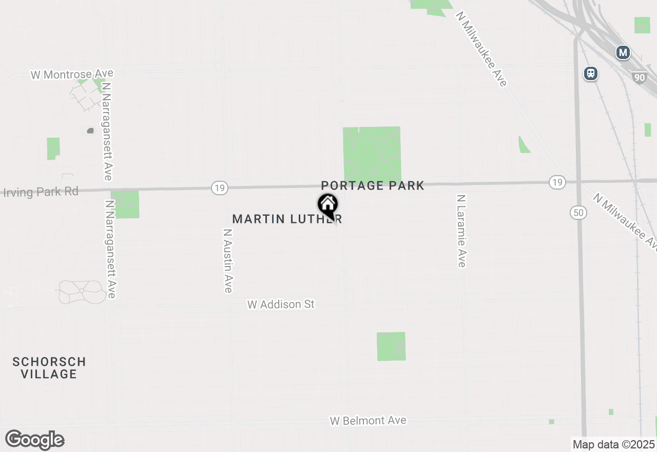 Map of 5632 W Berenice Avenue, Chicago, IL 60634