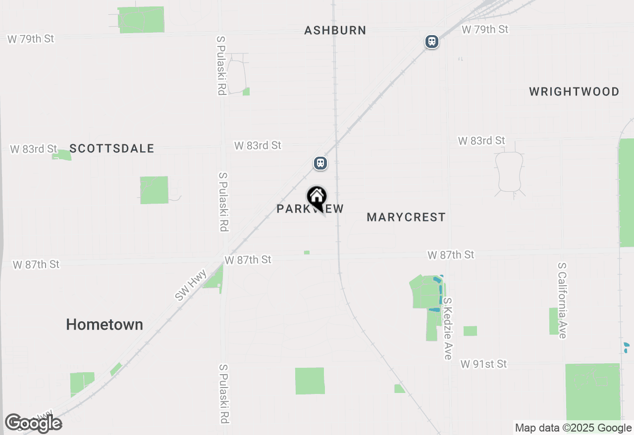 Map of 3639 W 85th Place, Chicago, IL 60652