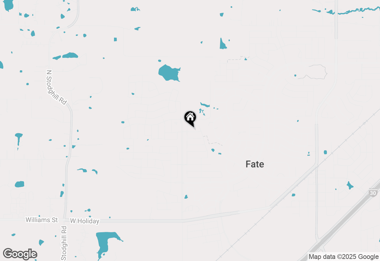 Map of 828 Bleriot Drive, Fate, TX 75087
