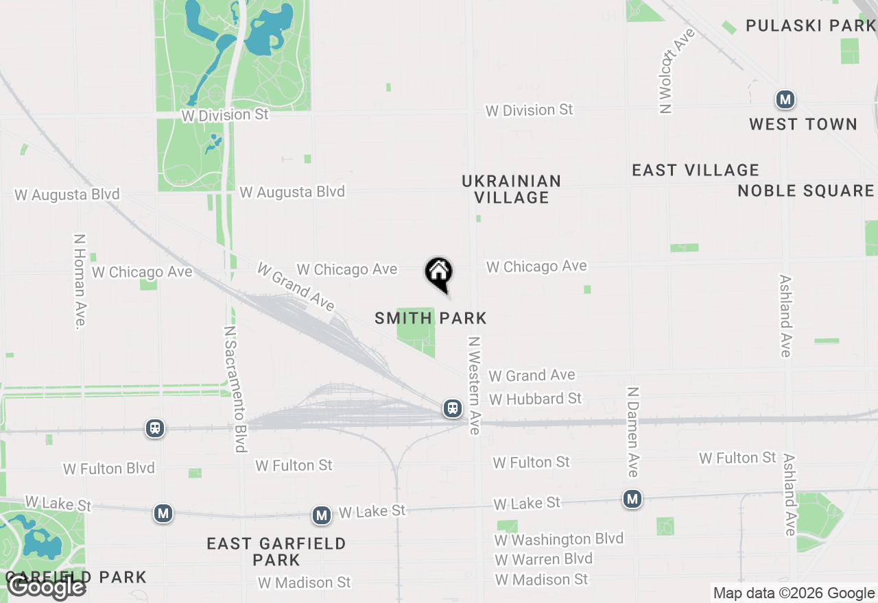 Map of 2456 W Huron Street, Chicago, IL 60612