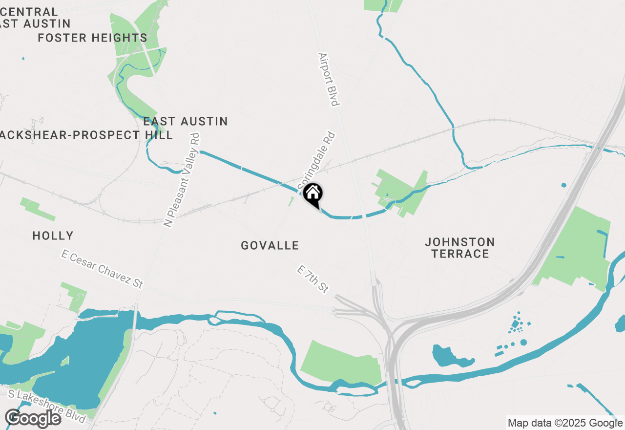 Map of 4709 Milburn Ln #A, Austin, TX 78702