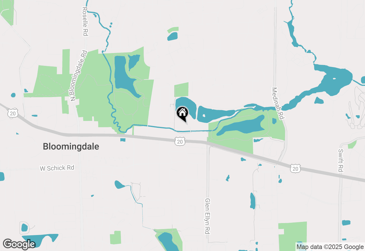 Map of 120 Lakeview Drive #105, Bloomingdale, IL 60108