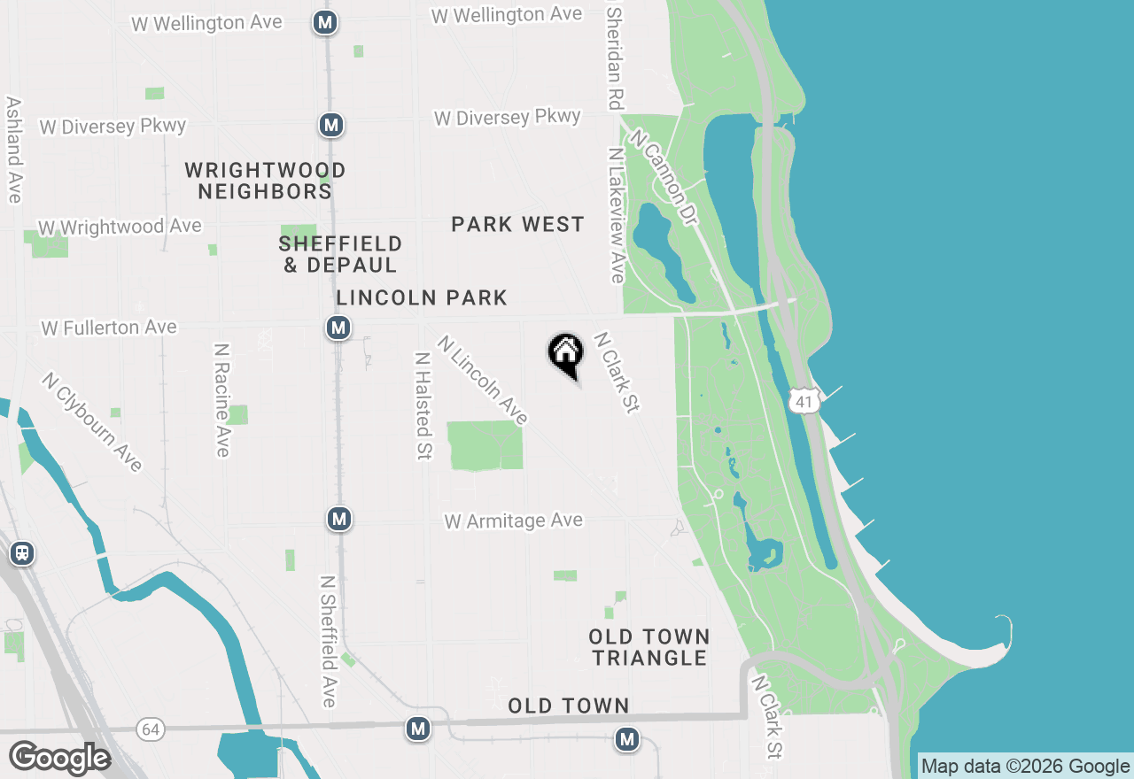 Map of 2234 N Cleveland Avenue, Chicago, IL 60614