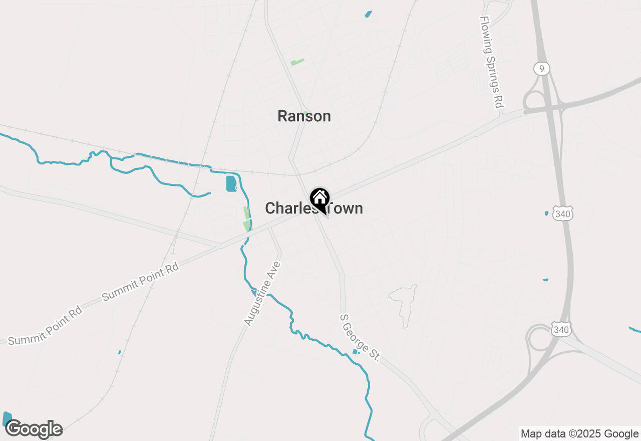 Map of 203 S George Street, Charles Town, WV 25414