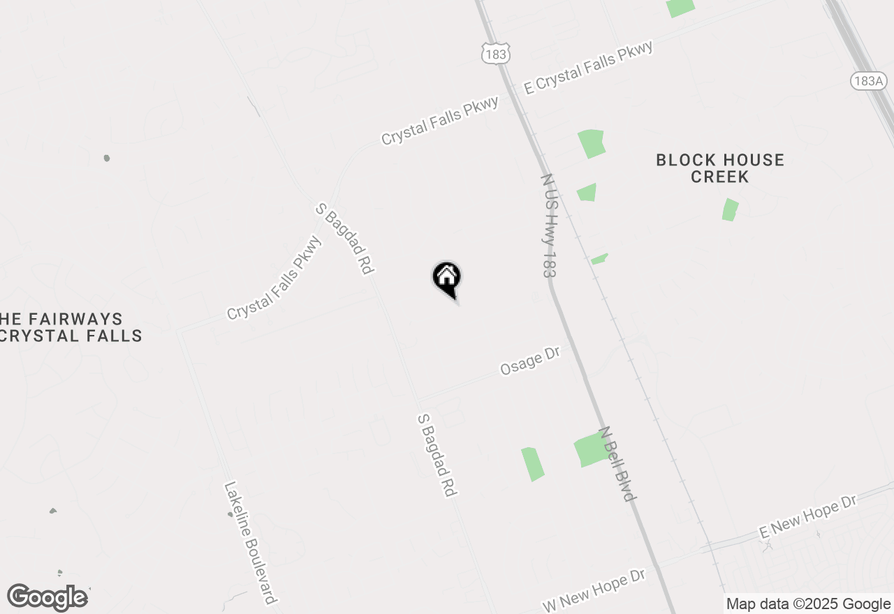 Map of 701 Ruby Isle Dr, Leander, TX 78641