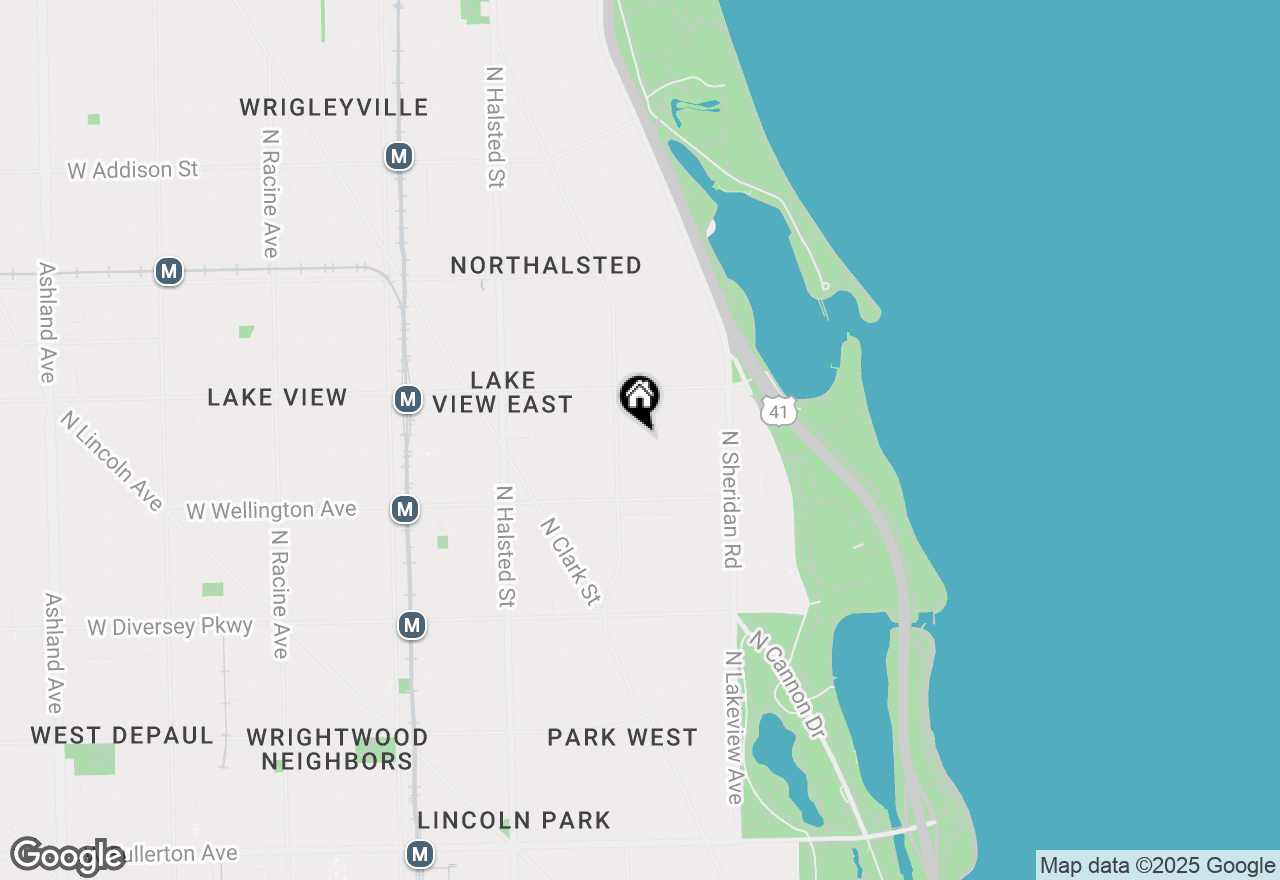 Map of 535 W Briar Place #560, Chicago, IL 60657