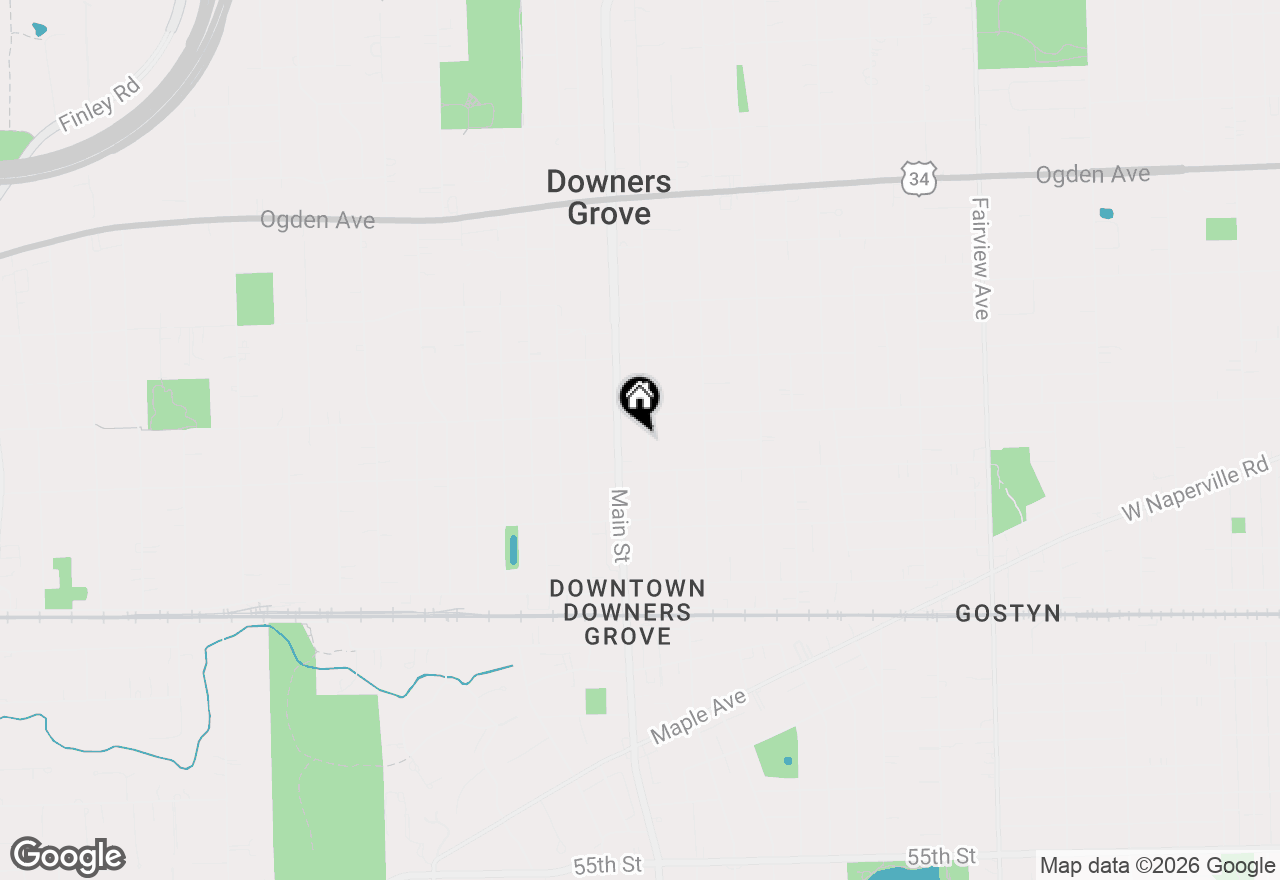 Map of 4714 Highland Avenue, Downers Grove, IL 60515