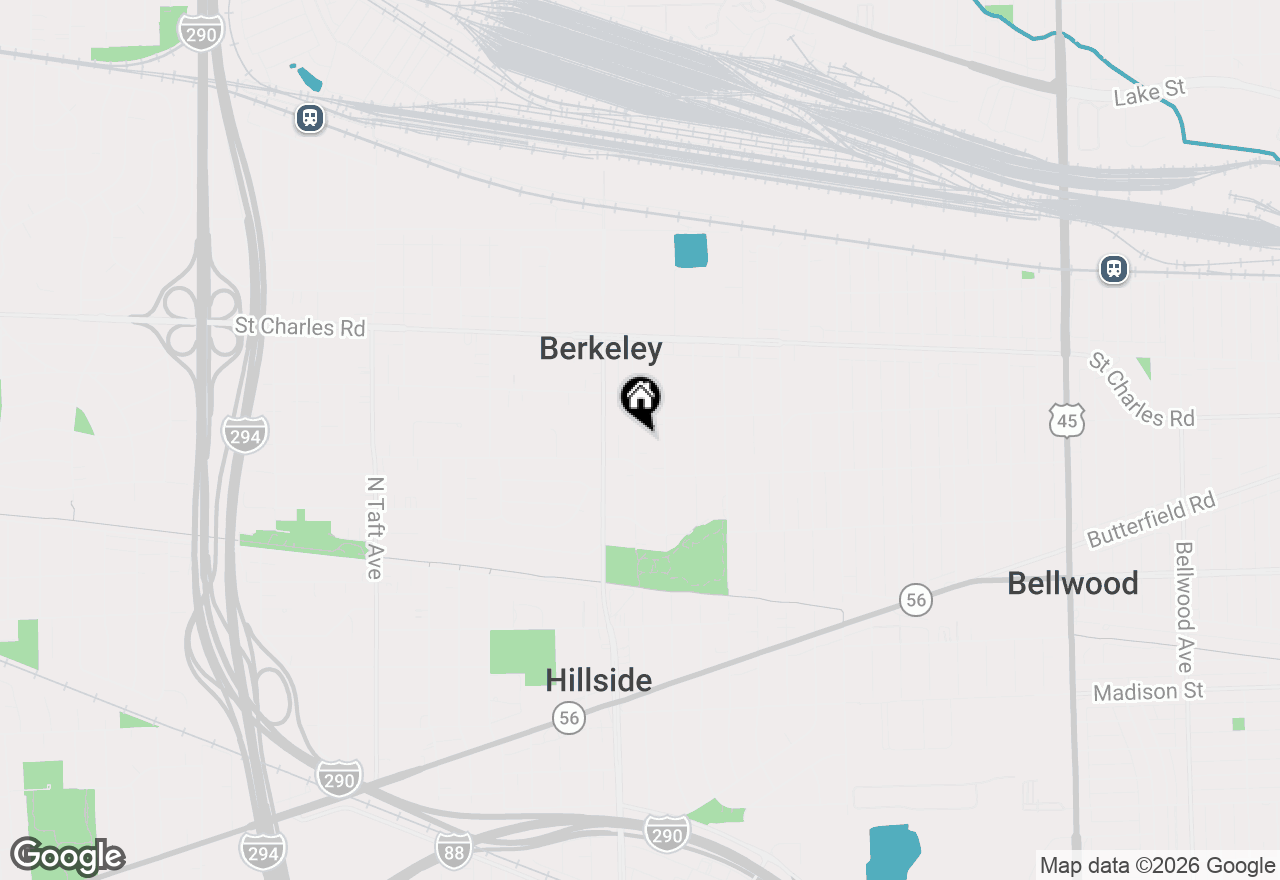 Map of 1541 N Lee Boulevard, Berkeley, IL 60163