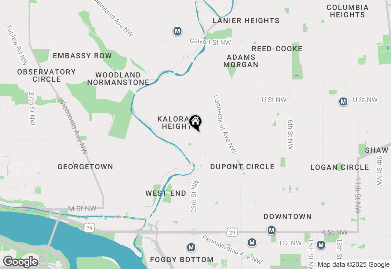 Map of 2230 Decatur Place Nw, Washington, DC 20008