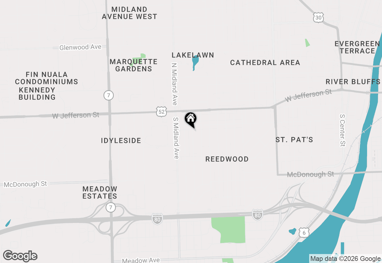 Map of 109 S Reedwood Drive, Joliet, IL 60436