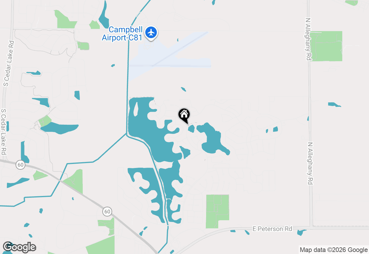 Map of 1810 Paddock Court, Grayslake, IL 60030