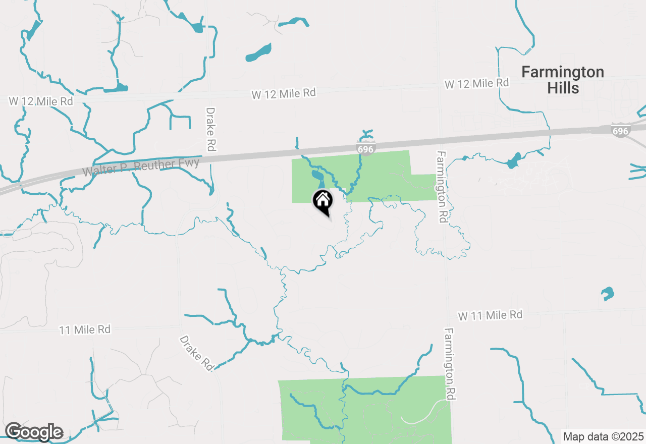 Map of 34361 Quaker Valley Road, Farmington Hills, MI 48331