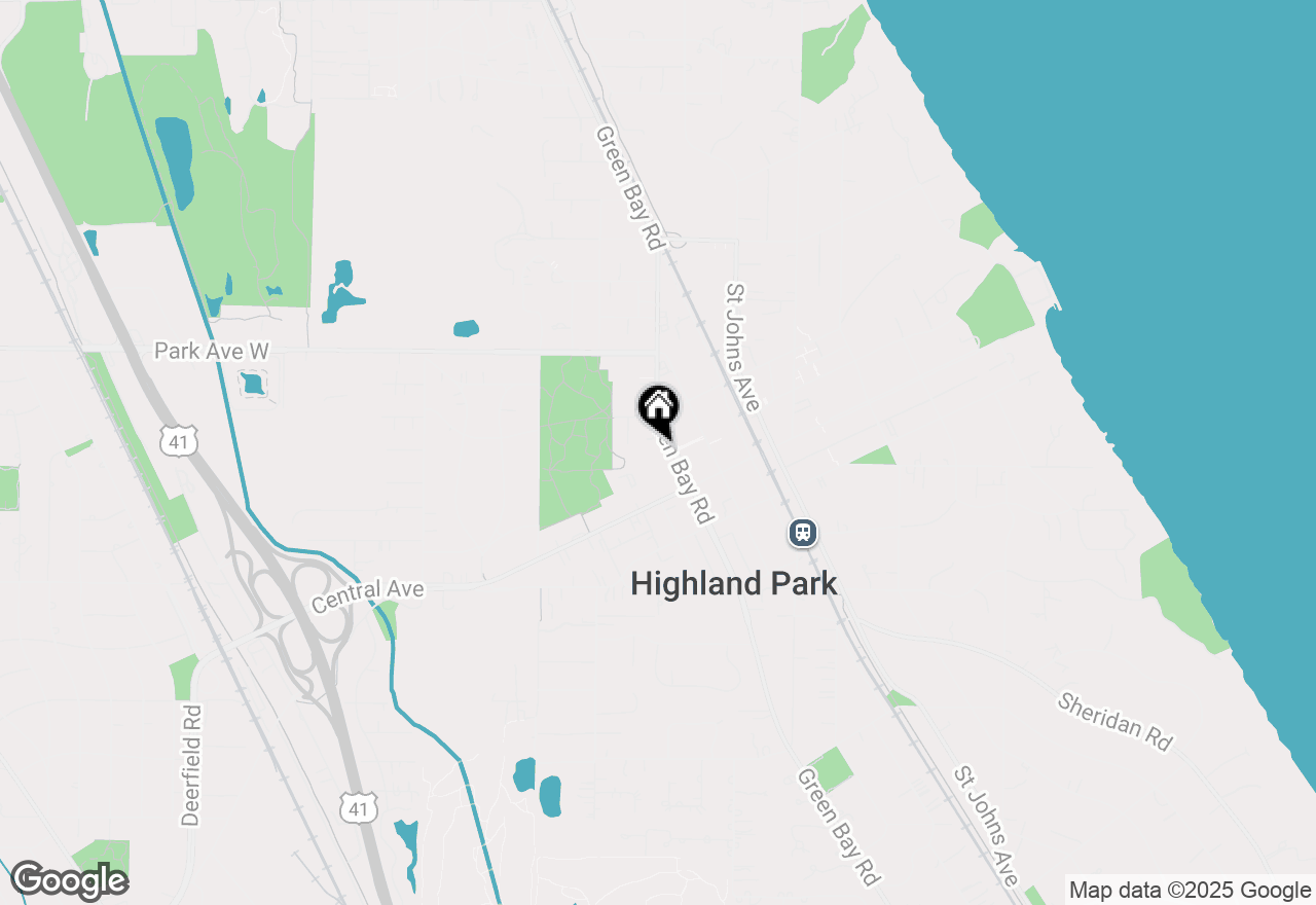 Map of 1850 Green Bay Road #226, Highland Park, IL 60035