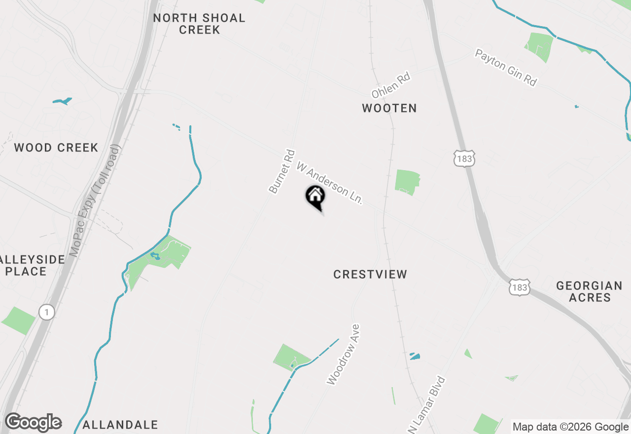 Map of 7815 Hardy Dr, Austin, TX 78757