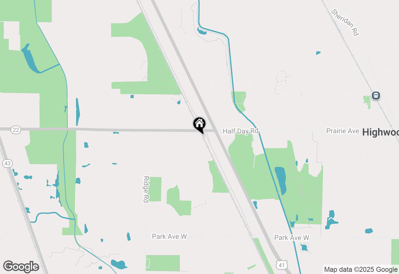 Map of 2555 Highmoor Road, Highland Park, IL 60035