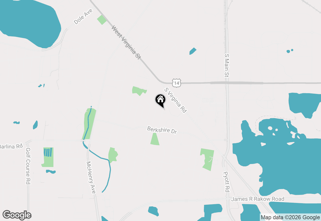 Map of 648 Darlington Lane, Crystal Lake, IL 60014