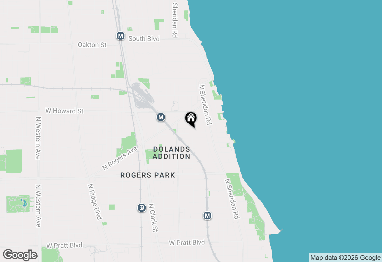 Map of 7450 N Greenview Avenue #46, Chicago, IL 60626