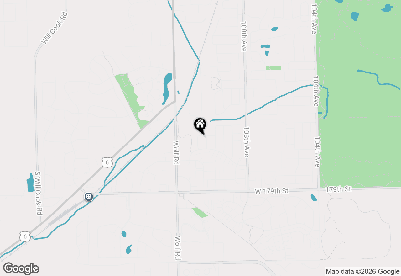 Map of 17557 Ryan Lane, Orland Park, IL 60467