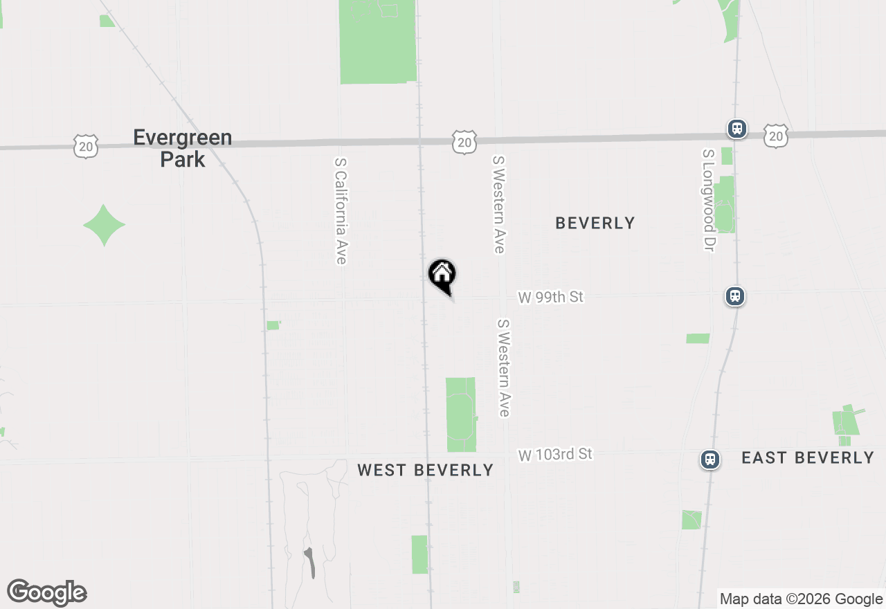 Map of 9905 S Maplewood Avenue, Chicago, IL 60655
