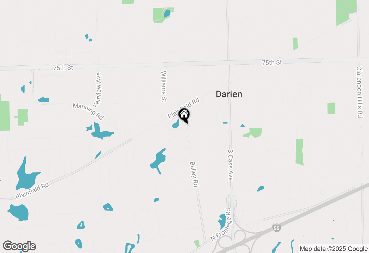 Map of 7833 Darien Lake Drive, Darien, IL 60561