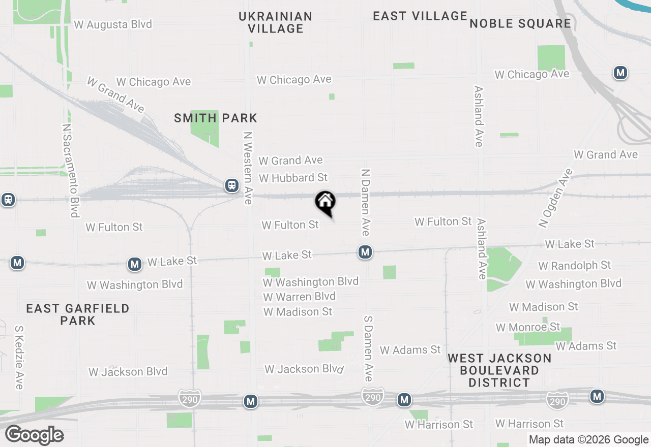 Map of 2140 W Fulton Street, Chicago, IL 60612