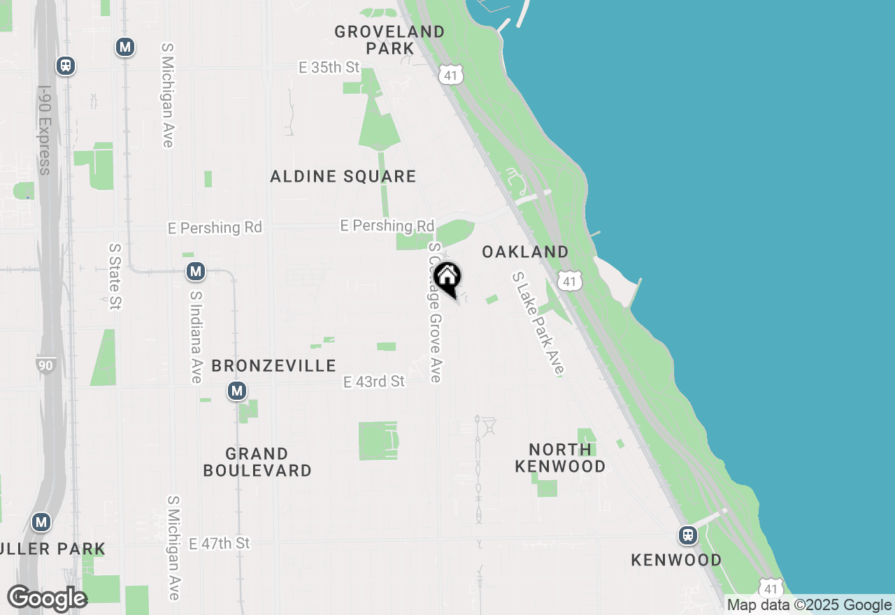 Map of 4105 S Maryland Avenue, Chicago, IL 60653