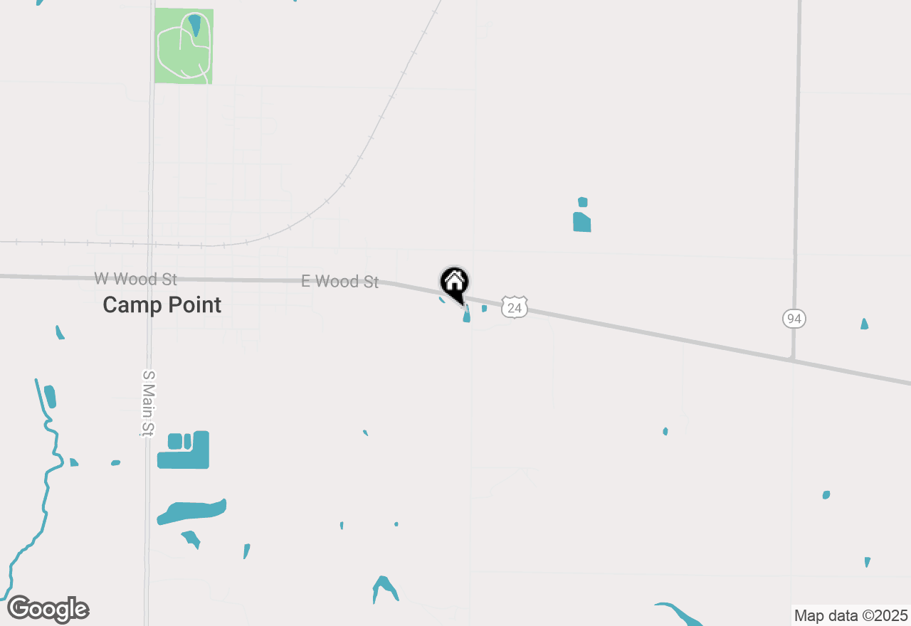 Map of 1003 E Wood St., Camp Point, IL 62320