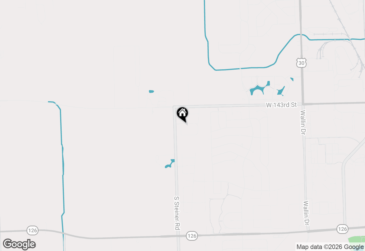 Map of 25542 W Alabaster Circle, Plainfield, IL 60544