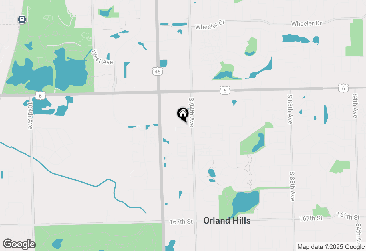 Map of 9430 Georgetown Square, Orland Park, IL 60467