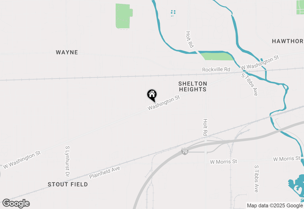 Map of 4200 W Washington Street, Indianapolis, IN 46241