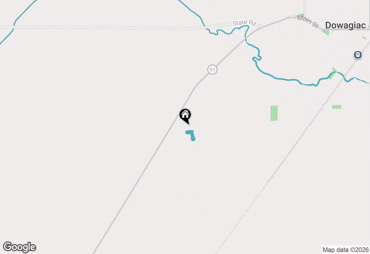 Map of 29413 Saddlebred Lane, Dowagiac, MI 49047