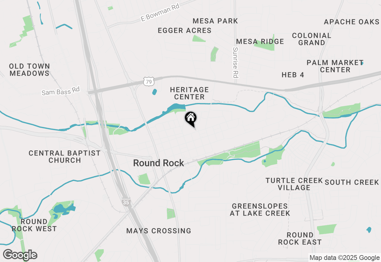 Map of 600 E Austin Ave, Round Rock, TX 78664