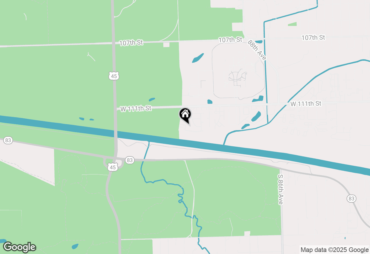 Map of 9176 South Road #C, Palos Hills, IL 60465